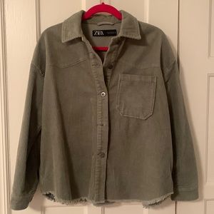 Zara Corduroy Shirt jacket